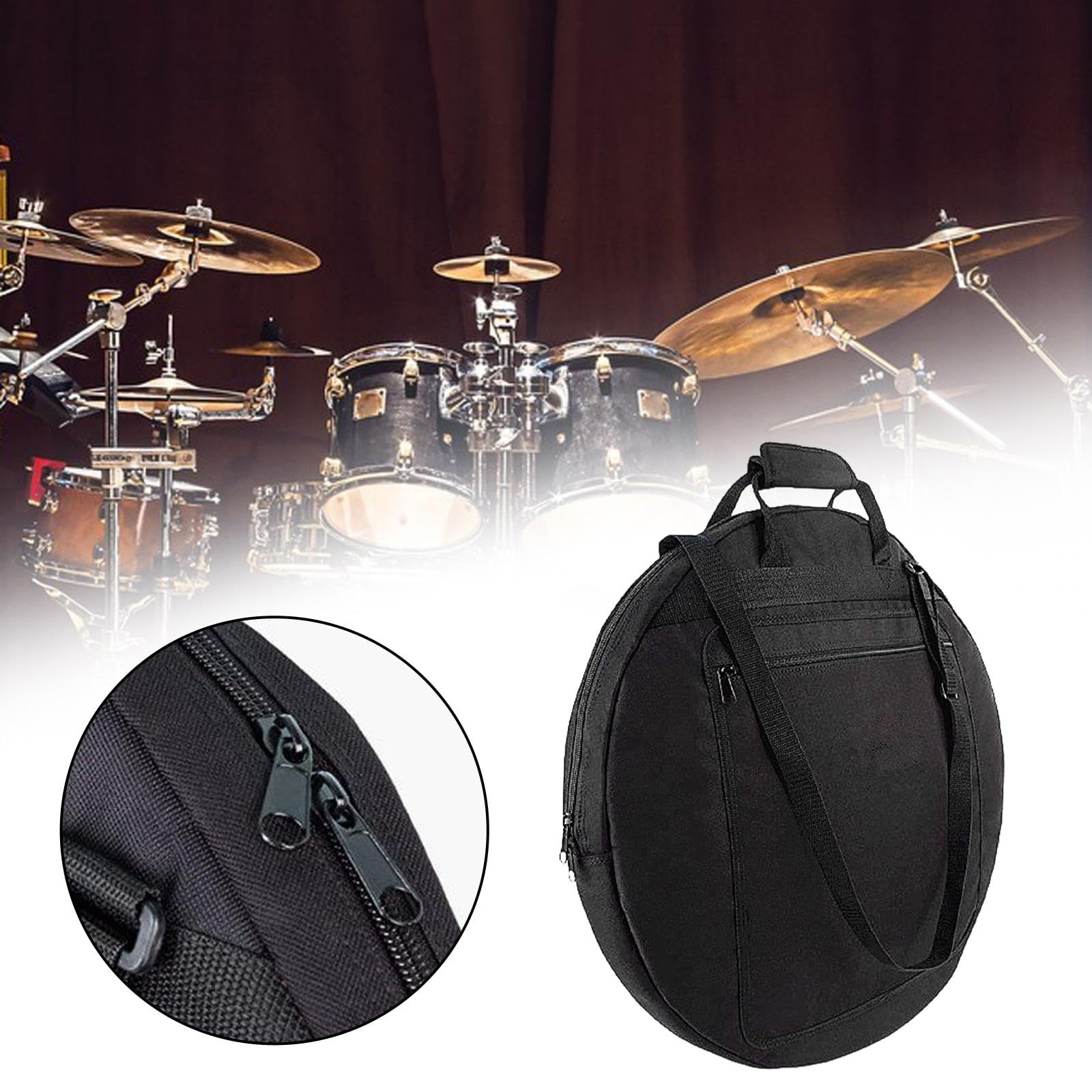 Funda Portátil para Platillos con Protección de Correa, Divisor Independiente Y Resistente.