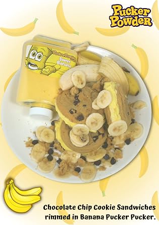 Pucker Powder Sweet Banana,Party Favors - Weddings - Receptions - Bridal and Baby Showers - Birthdays - Toppings - Decorations, 9.5oz: - 1 Ct