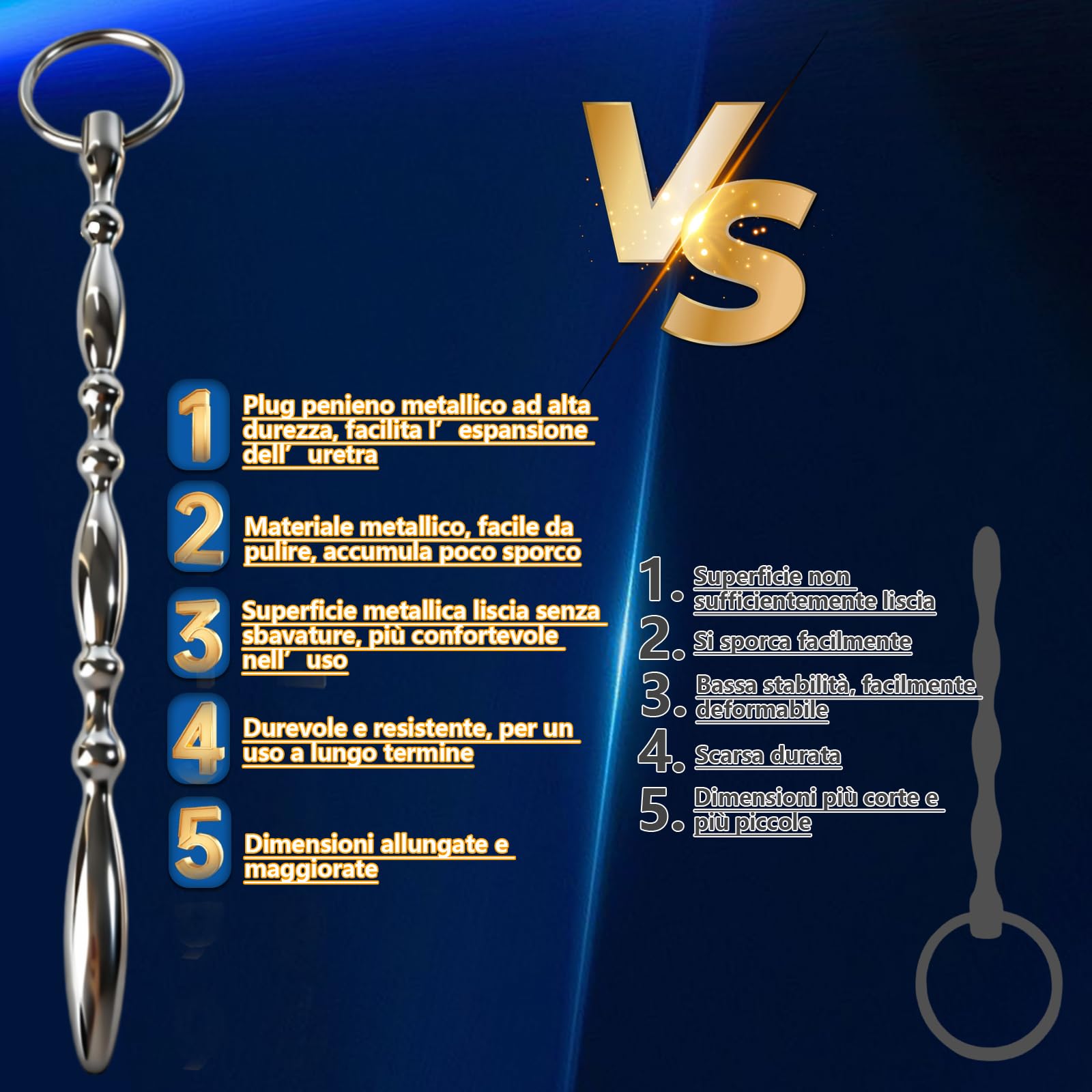Dilatatori Uretrali 200×10mm Dilatatore Uretra Plug Uretrale Sonda Uretrale Uomo Plug Uretra Uomo Maschile Dilatatore Dilatatori del Pene Uomini Massaggio Prostatico Giocattoli Sex Toy per Uomini