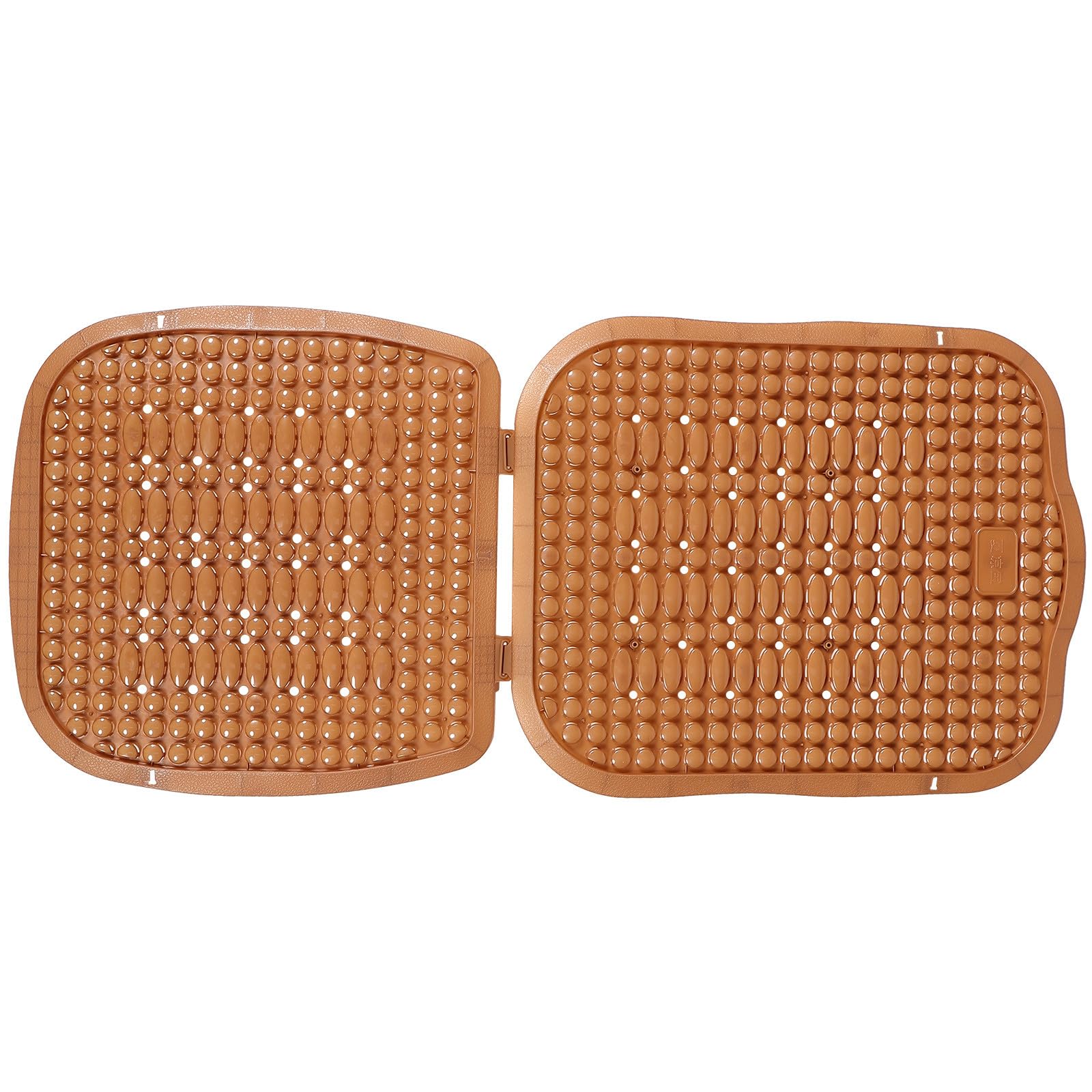Cojín de asiento de verano para autobús y coche, multiuso, material PE color marrón 8
