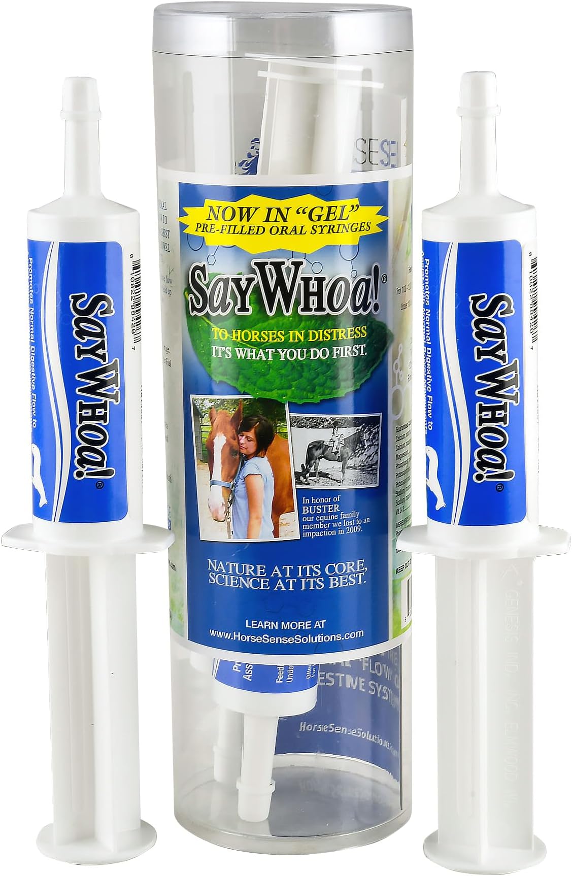 Say Whoa for Horses in Distress: Promotes Normal Digestive Flow, Blue, 4Wx10L