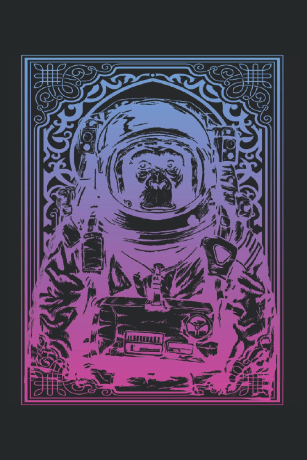 Astronauta spaziale |: Quaderno di volo spaziale 6x9 120 pagine punteggiate | diario dell'uomo dello spazio, Marte, pianeti, spazio,