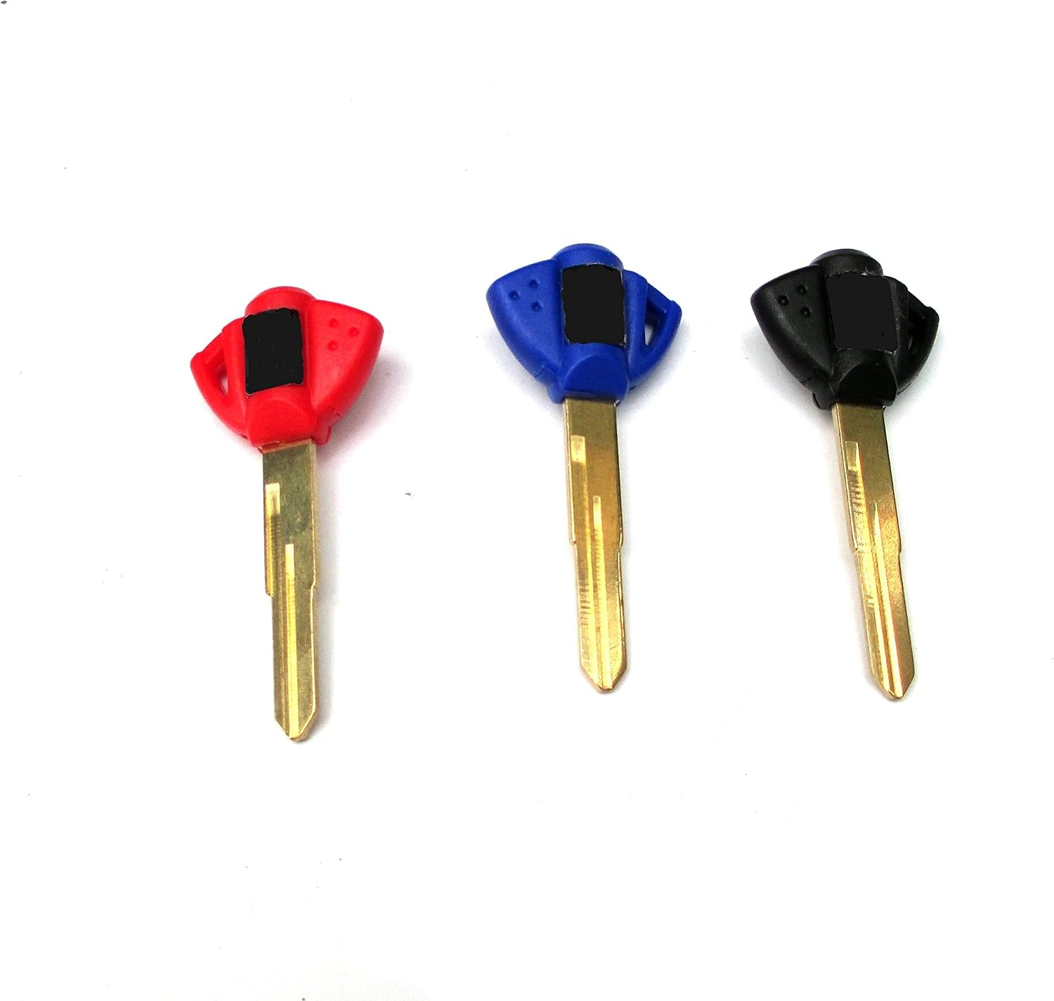 3 X MOTORCYCLE MOTORBIKE BLANK KEY FOR Suzuki GSXR 600 750 1000 1300 SV 650 1000 DL GSX