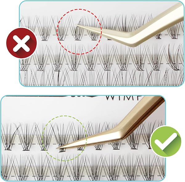 Oreola Lot de 120 faux cils individuels naturels 0,07D 8-14 mm pour extensions de cils à faire soi-même à la maison - 5