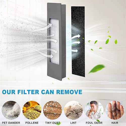 Miniatura 9 de 920 950 Piezas de repuesto para Ecovacs Deebot T8 T8 AIVI T8 Max 920 950 T5 N7 N8 Pro N8+ N8 Pro Plus Kit de filtro de cepillo lateral Deebot