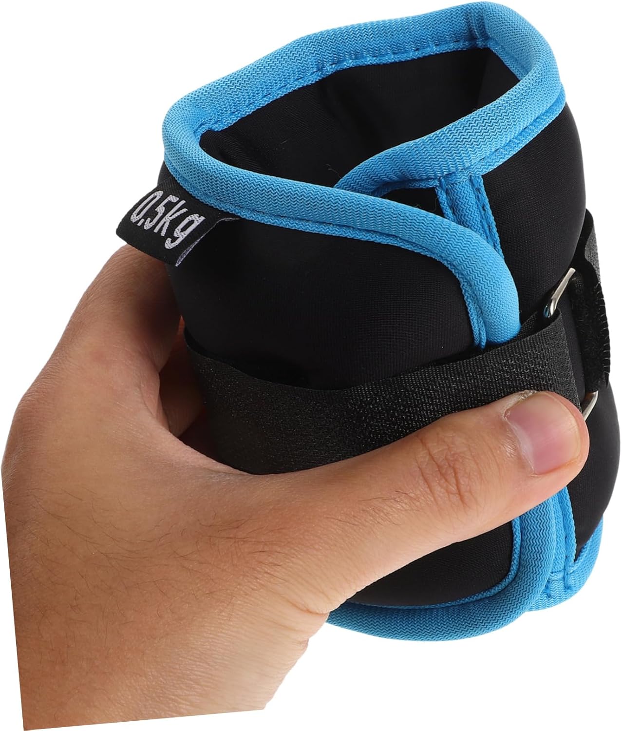 VANZACK 2pcs Adjustable Ankle Weights for Fitness Training Leg Weights with Adhesive Straps for Running Yoga and Strength Workouts for Men and Women