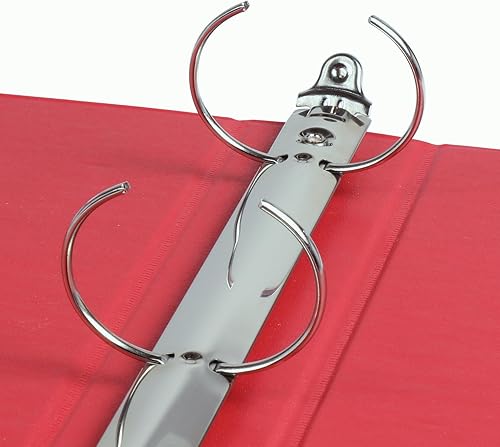 Miniatura 4 de Cardinal Carpetas de 3 anillas, 1.5 pulgadas, anillos redondos, capacidad para 350 hojas, vista de presentación ClearVue, antiadherente, varios