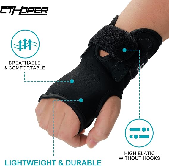 Wrist Guards Hand Protector for Snowboarding, Skiing, Skateboarding, Sports Wrist Brace Protective Gear(1 Pair)