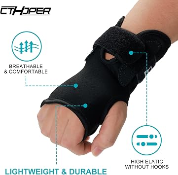 Wrist Guards Hand Protector for Snowboarding, Skiing, Skateboarding, Sports Wrist Brace Protective Gear(1 Pair)