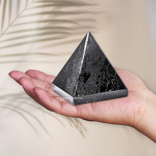 Miniatura 290 de Amazing Gemstone Lapis Lazuli Pyramid Crystal Healing Stones - 2" Great Pyramid Figurine of Natural Stone Pyramid for Meditation, Reiki, Chakra