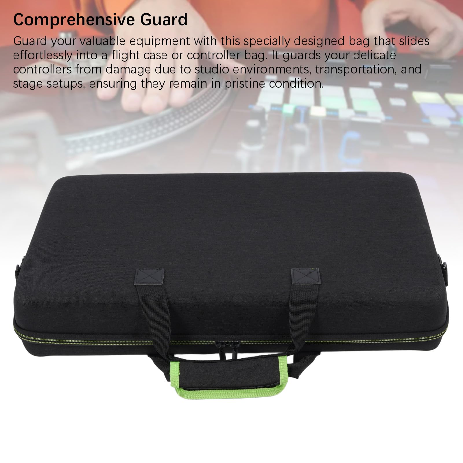 Alomejor Custodia Controller DJ, Borsa Versatile in Schiuma Imbottita per il Trasporto di Adattamenti per DDJ FLX4 400 SB3 SB2 DJ Controller Storage Borsa