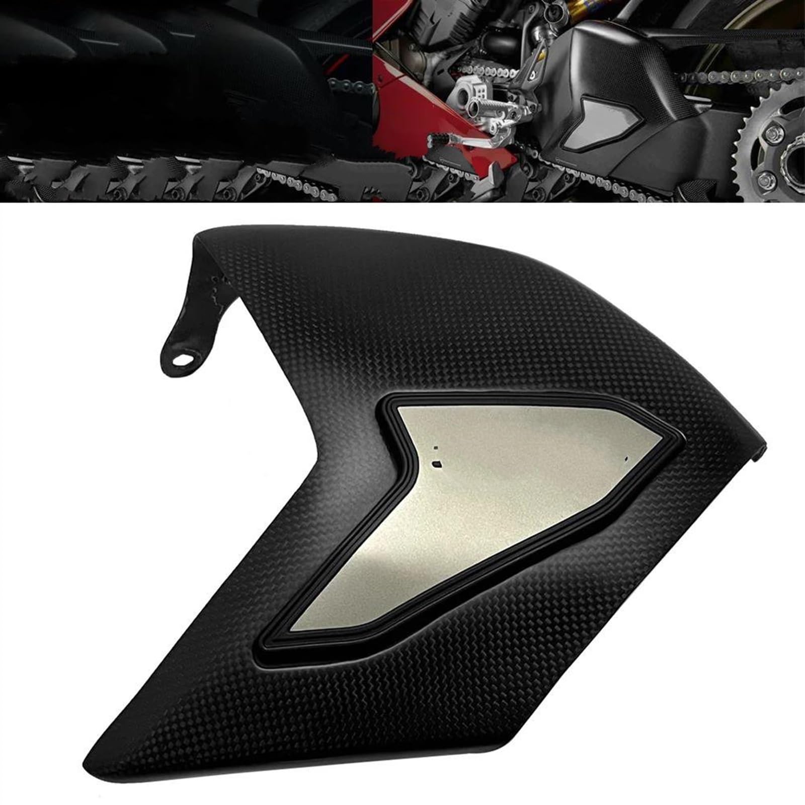 バイク用スポイラー ウィング オートバイアクセサリー スイングアームガード 用 ドゥカティ パニガーレ V4 V4S V4R SP