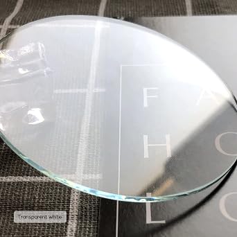 5PCS Glass Lens,2.9 (74mm) Diameter Lenses,Glass Flat Lens, Optically True Glass,Ground Edged Glass Lens JIATONG