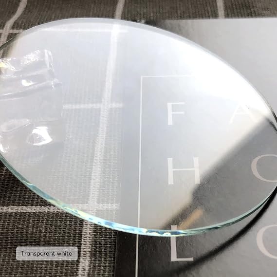 5PCS Glass Lens,2.9 (74mm) Diameter Lenses,Glass Flat Lens, Optically True Glass,Ground Edged Glass Lens JIATONG