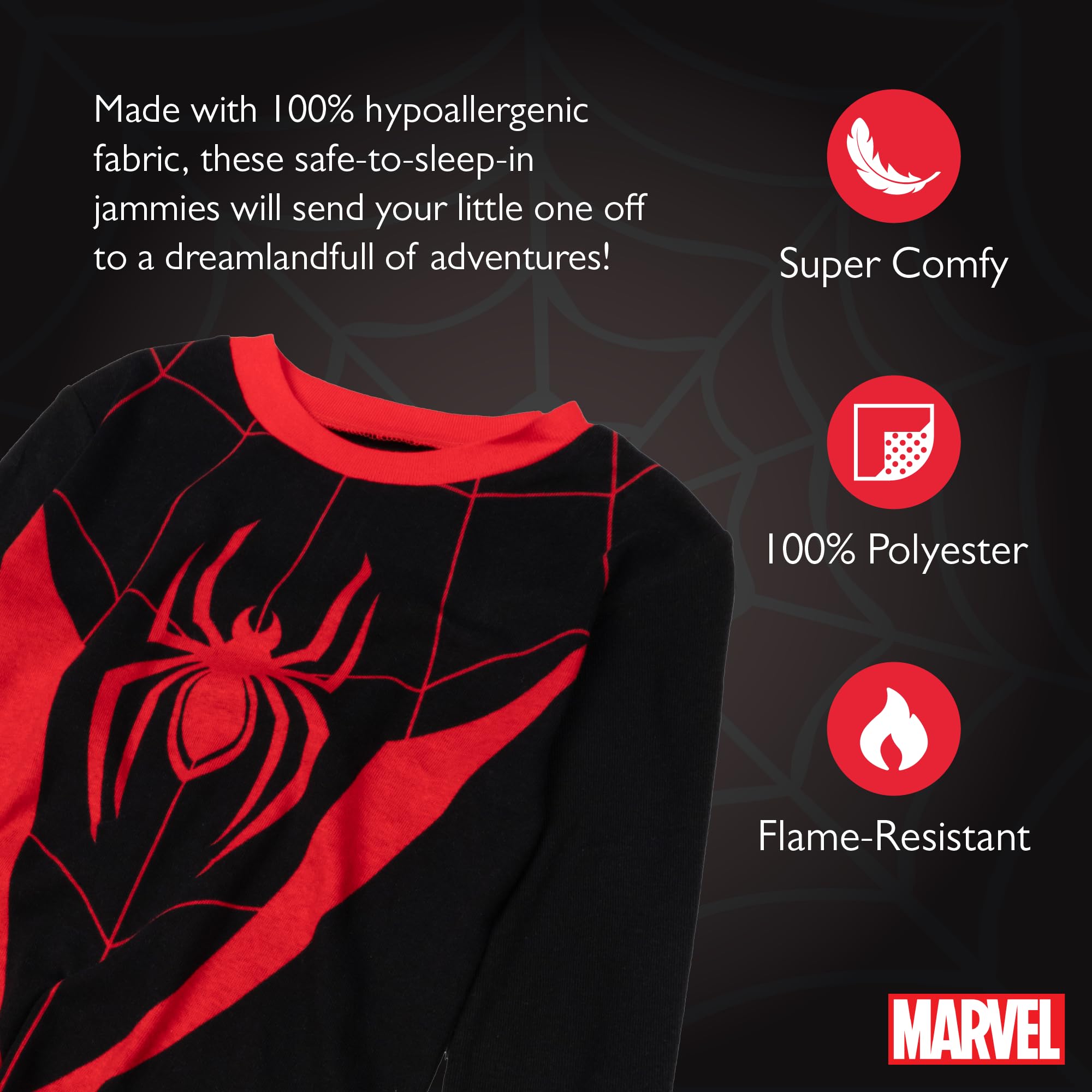 Marvel Set di Pigiama (Pacco da 2) Bambini e Ragazzi