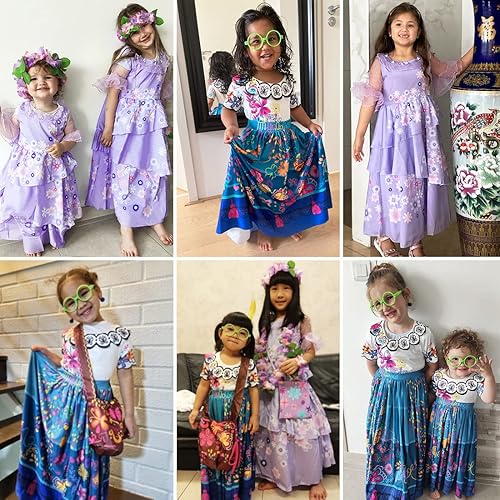 Miniatura 2 de Disfraz de Mirabel para niños, disfraz de princesa mágica Isabela, vestido de fiesta de Halloween