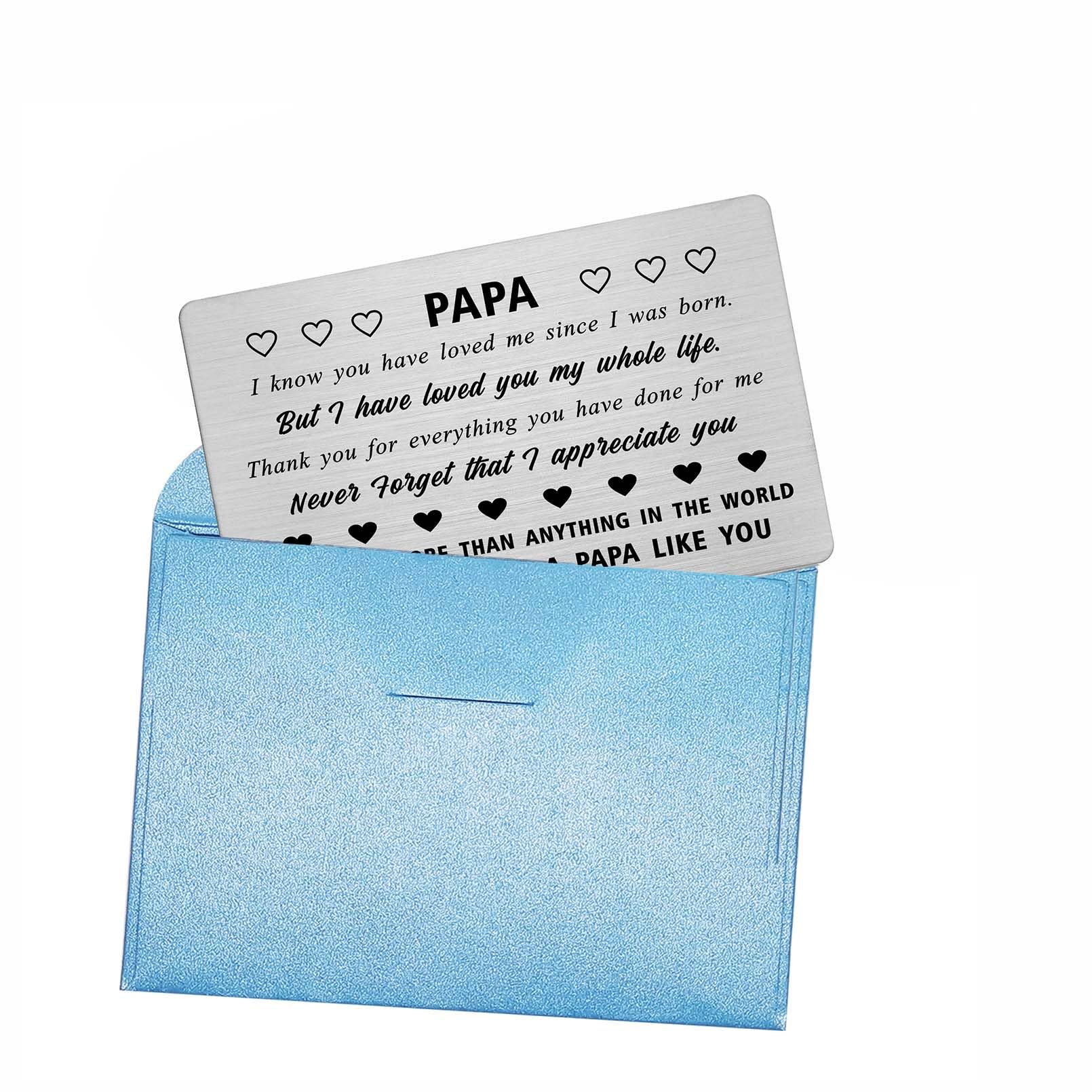 Yobent Carte De Fête Des Pères Pour Grand-père Pour Homme
