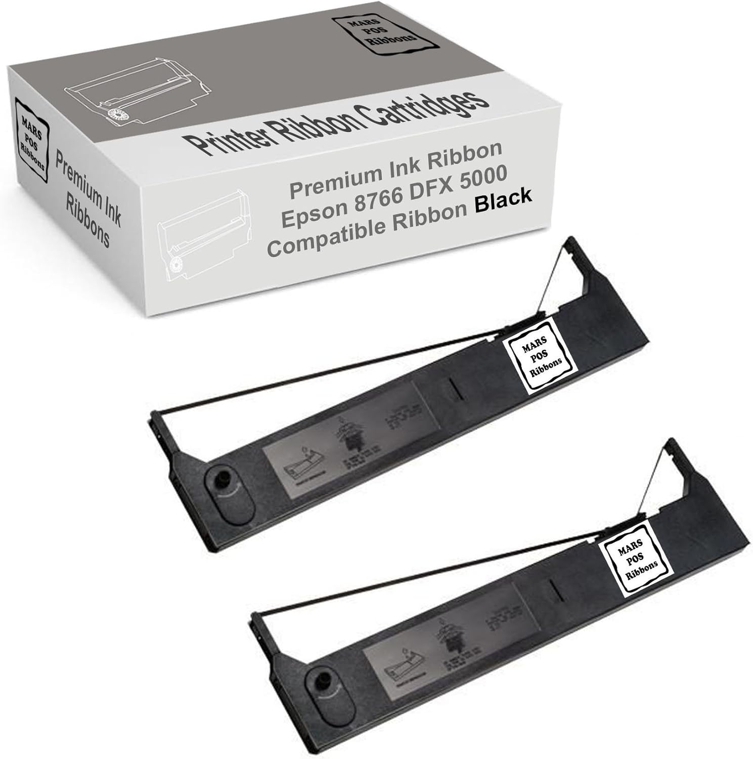 MARS POS Ribbons Compatible with Epson Ribbon Cartridge