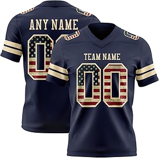 Custom Flag Football Jersey Men Women Unisex Personalized Youth Practice Rugby Shirt V-Neck Sports Team Uniform S-7XL