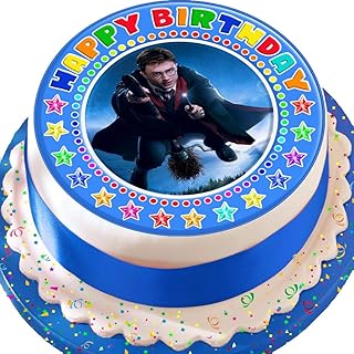 Figurines De Gateau Gateau D Anniversaire Comestibles Image Imprime Topper Decoration Harry Potter Special Jumpownia Pl