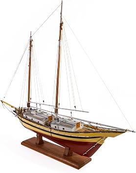 Model Shipways Wood Ship Kit Glad Tidings Pinky Schooner 124 Scale