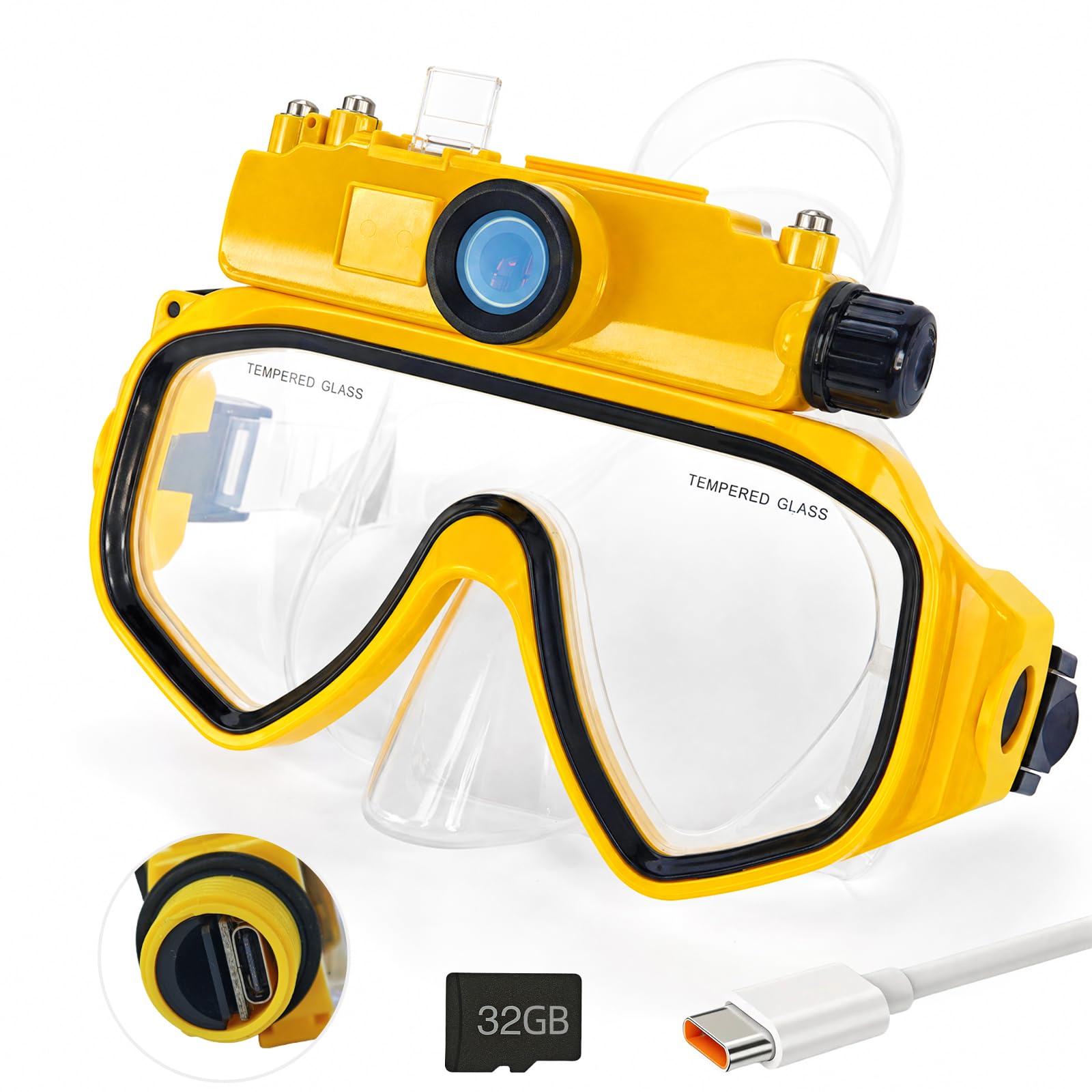 Photo 1 of Lumavere Diving Mask with 2K Camera