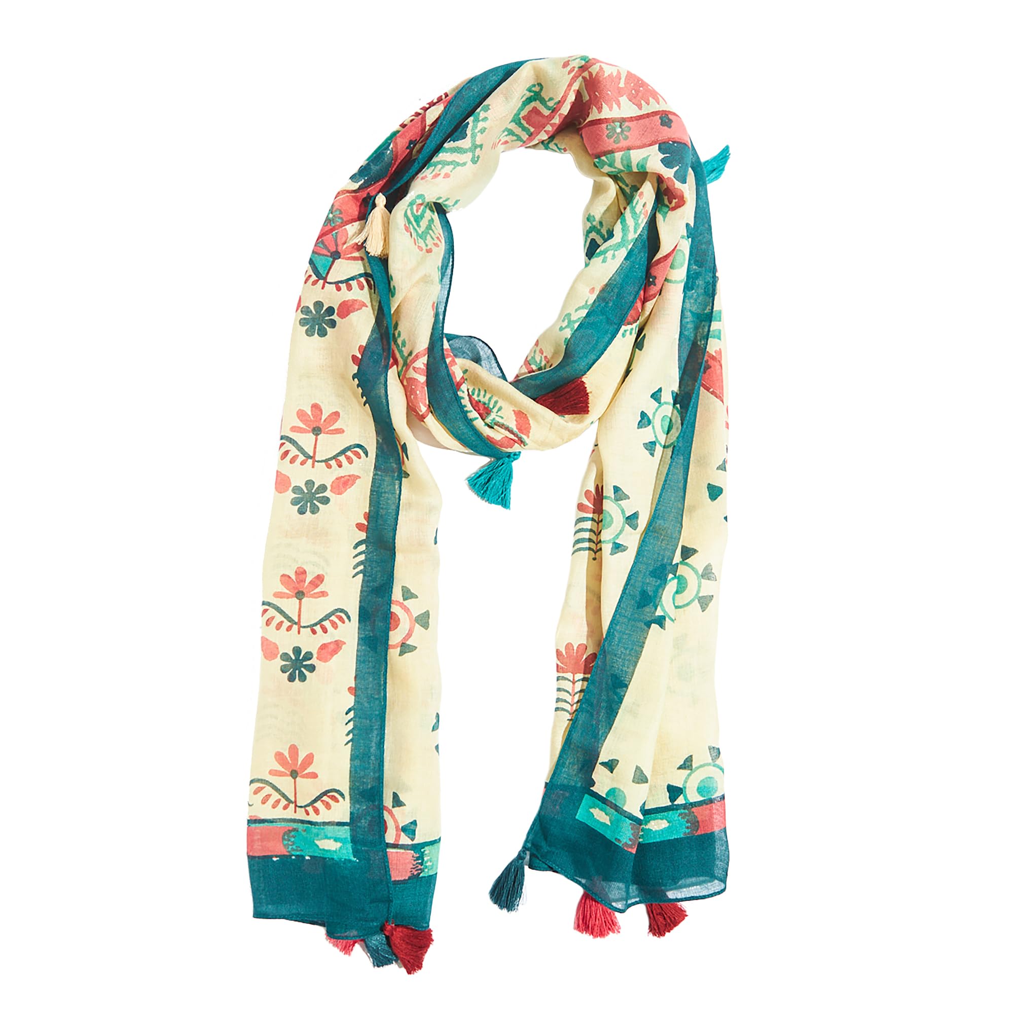 Viscose Scarf For Women|Lightweight Neck Stole/Wrap And Head Cover For Girls|Sun Protection Scarf For Women|Stylish Ladies Fashion Accessory, Female, Multicolor-image-13