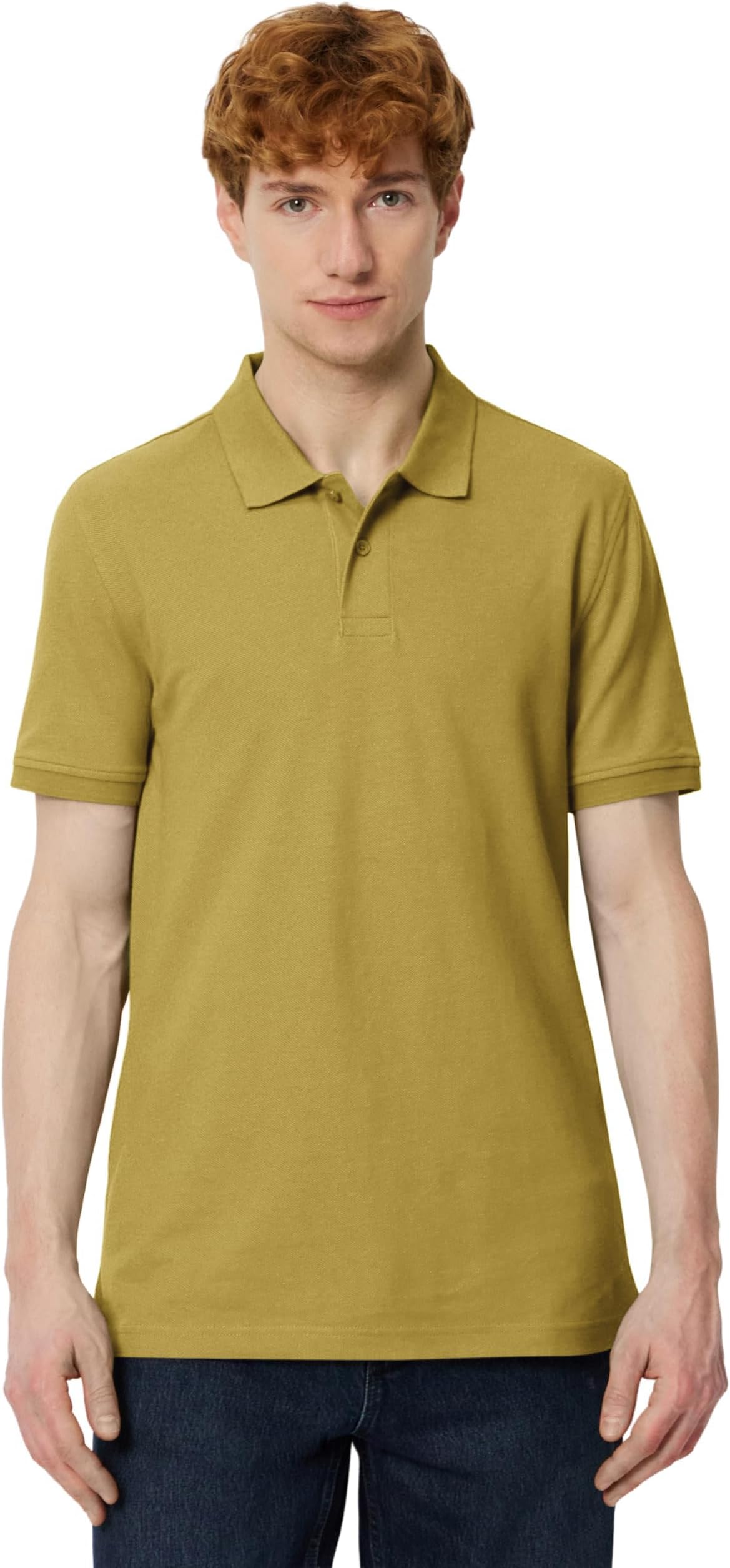 Amazon Essentials Men's Slim-Fit Short-Sleeve Cotton Pique Polo Shirt