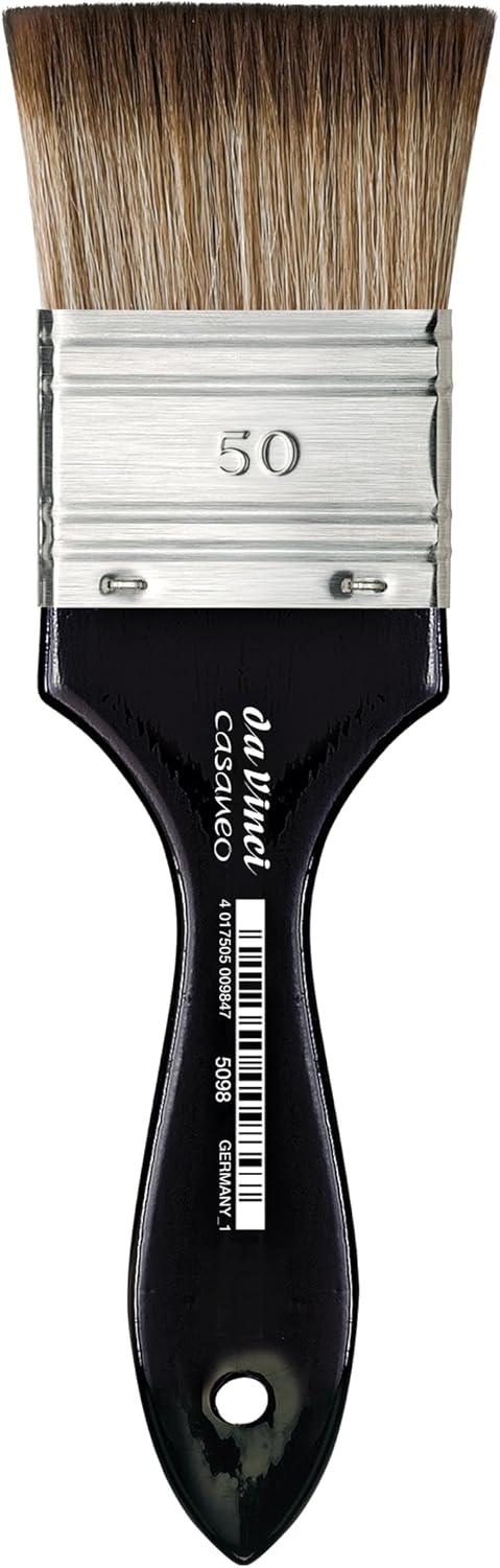 da Vinci Watercolor Series 5098 Casaneo Paint Brush, Wash New Wave Synthetics