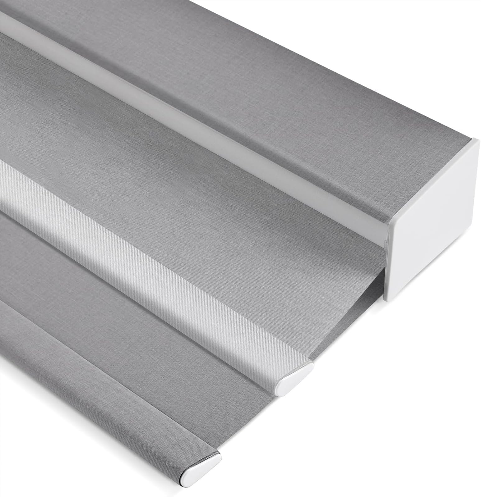 Zshine Day and Night Dual Layers Manual Safe Cordless Roller Blinds Shades Suitable for Home, Office, Hotel, Club, Restaurant, Cinema Windows (82133D)