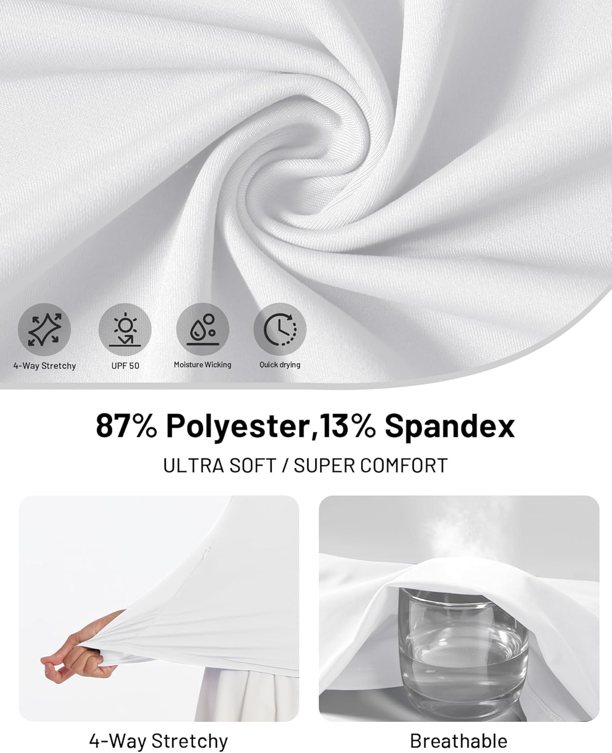 Runhit Women's Quarter Zip Pullover with Pockets Long Sleeve Golf Tennis Shirts UPF 50 Sun Protection Workout Athletic Tops - Image 4