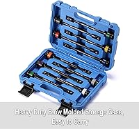 Vista 7 de CASOMAN Juego de 10 barras de extensión de par codificadas por colores de 8 pulgadas de longitud de 1/2 pulgadas, 65 a 150 pies-libras