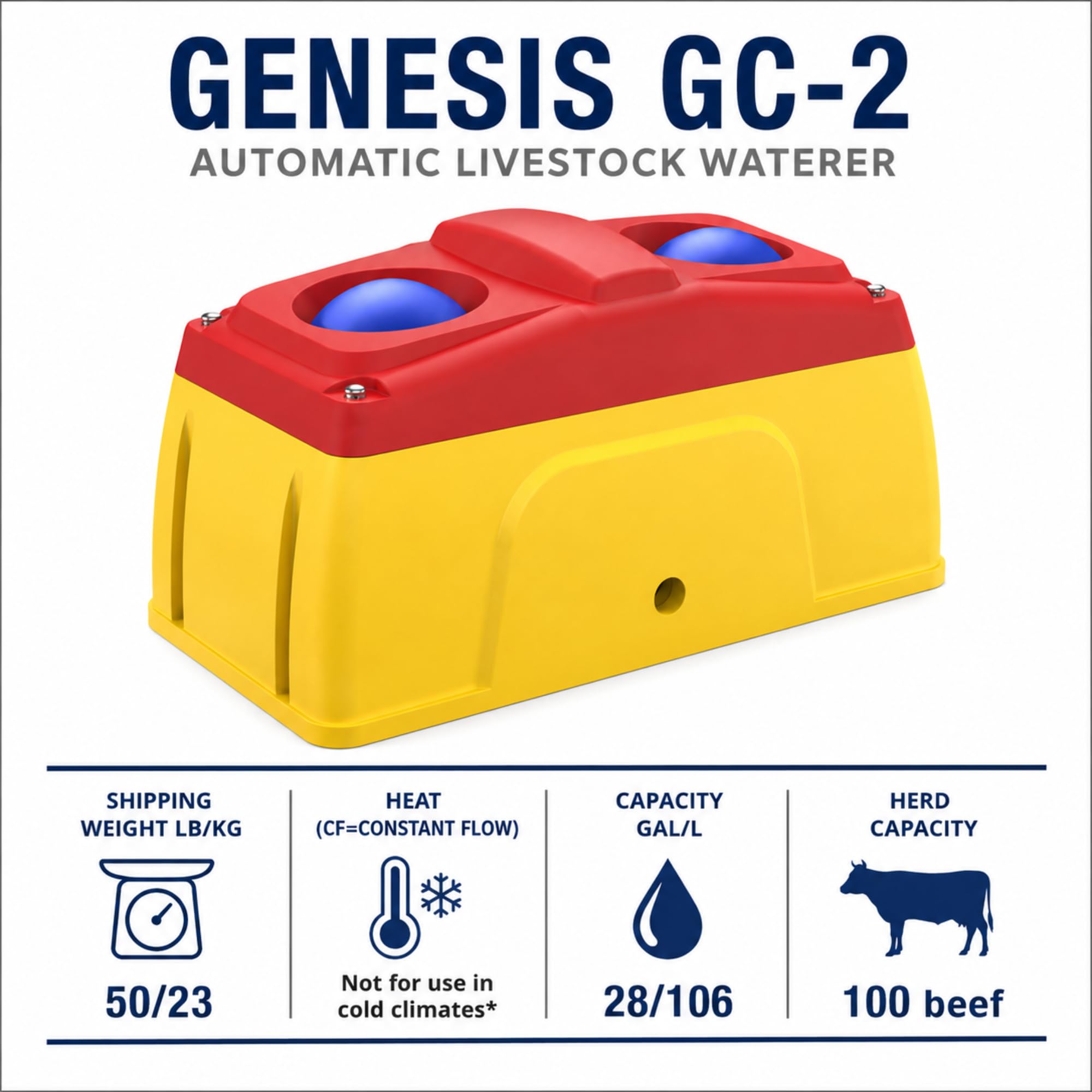 Amazon.com : Ritchie Genesis GC-2 Automatic Livestock Waterer, 28