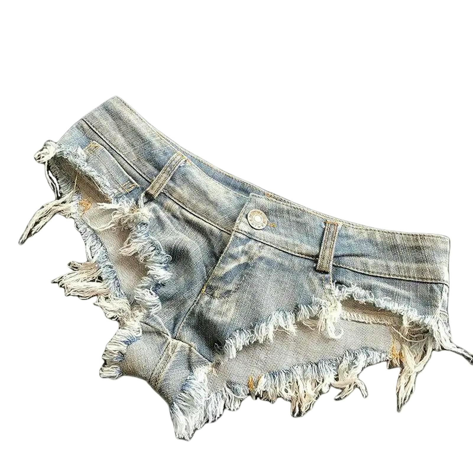 Shorts pantalons chauds femmes bas string denim mode sexy