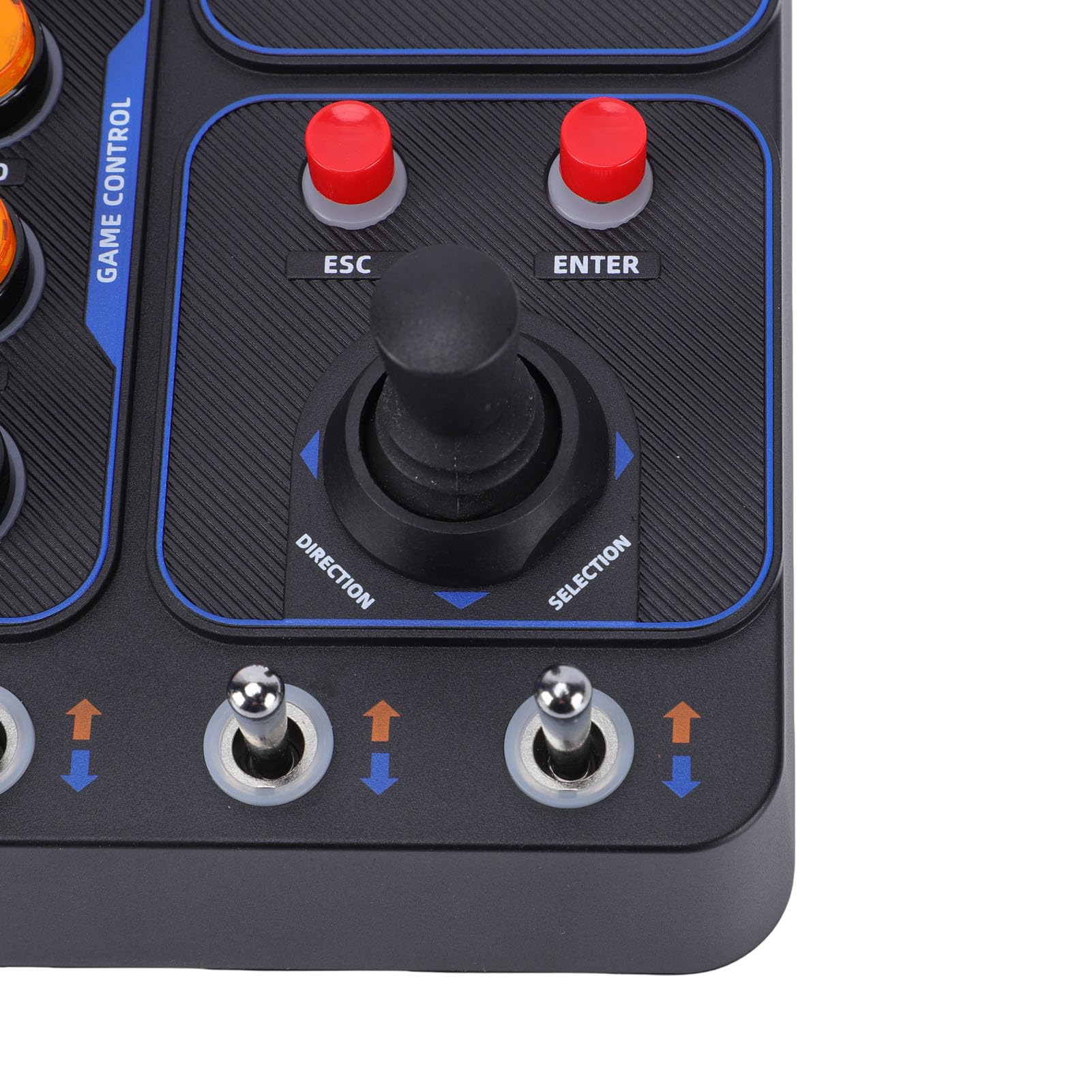 Dpofirs Simulatore di Gara Central Control Box Racing RGB Retroilluminato Controller di Gioco per PC per Assetto Corsa IRacing Project CARS Euro Truck Simulator 2 Cavo USB