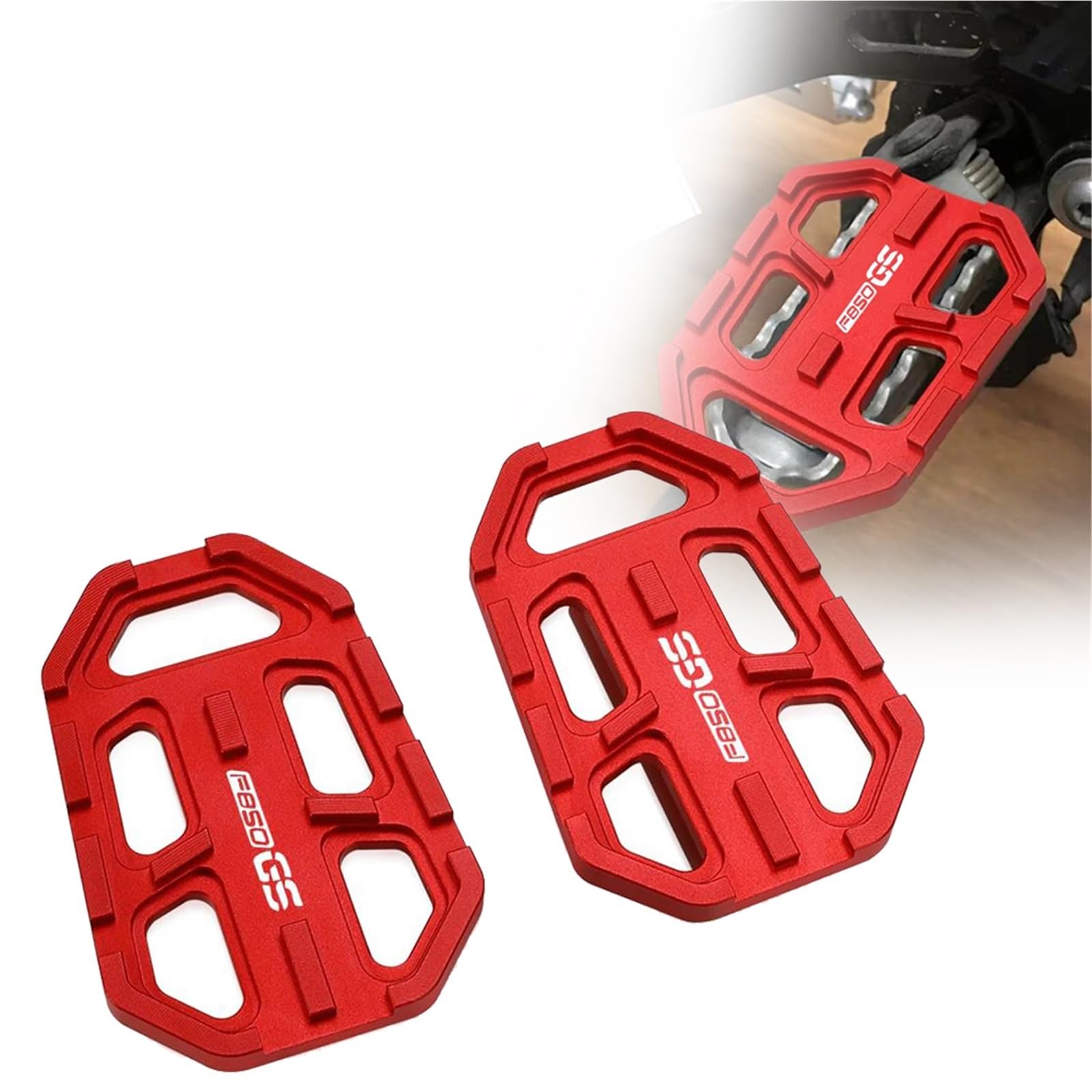 Repose-Pieds Larges Moto F850GS en Aluminium CNC pour Modèles 2013 à 2019