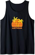 Retro Antigua Beach Vacation Souvenir Gift Tank Top
