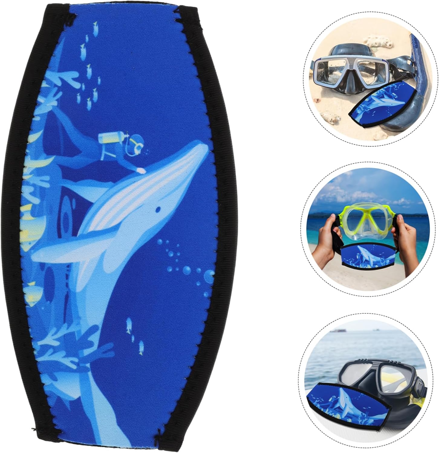 YARNOW Scuba Diving Gear Goggles Strap Soft Cover Mask Strap Diving Hair Comfortable Fit for Snorkeling