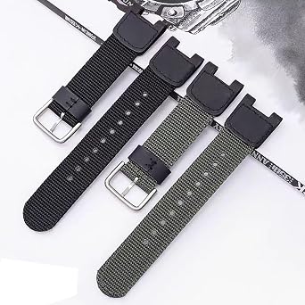 Nylon Strap/Watchband Replacement for Casio SGW-100 GW-3000B GW-3500B PAS-400B Twin Sensor Men's Sport Watch Accessories