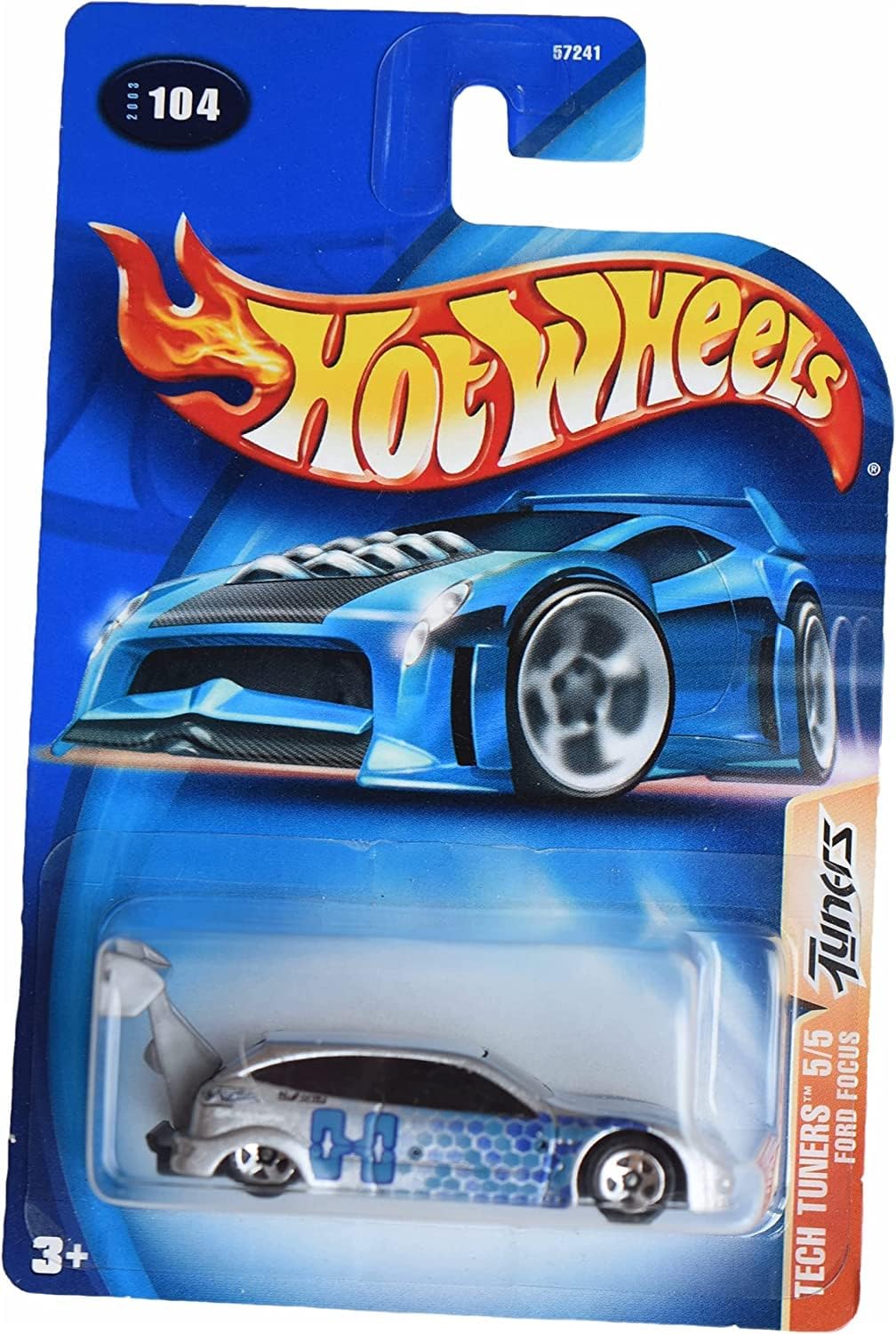 Hot Wheels Ford Focus, [Silver] #104 Tech Tunerz 5/5
