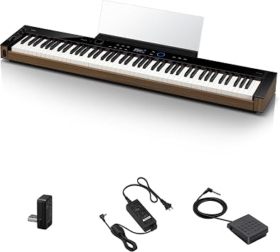 Casio Privia PX-S6000BK Smart Hybrid Hammer Action Electronic Piano, 88 Keys, Full Scale Specifications