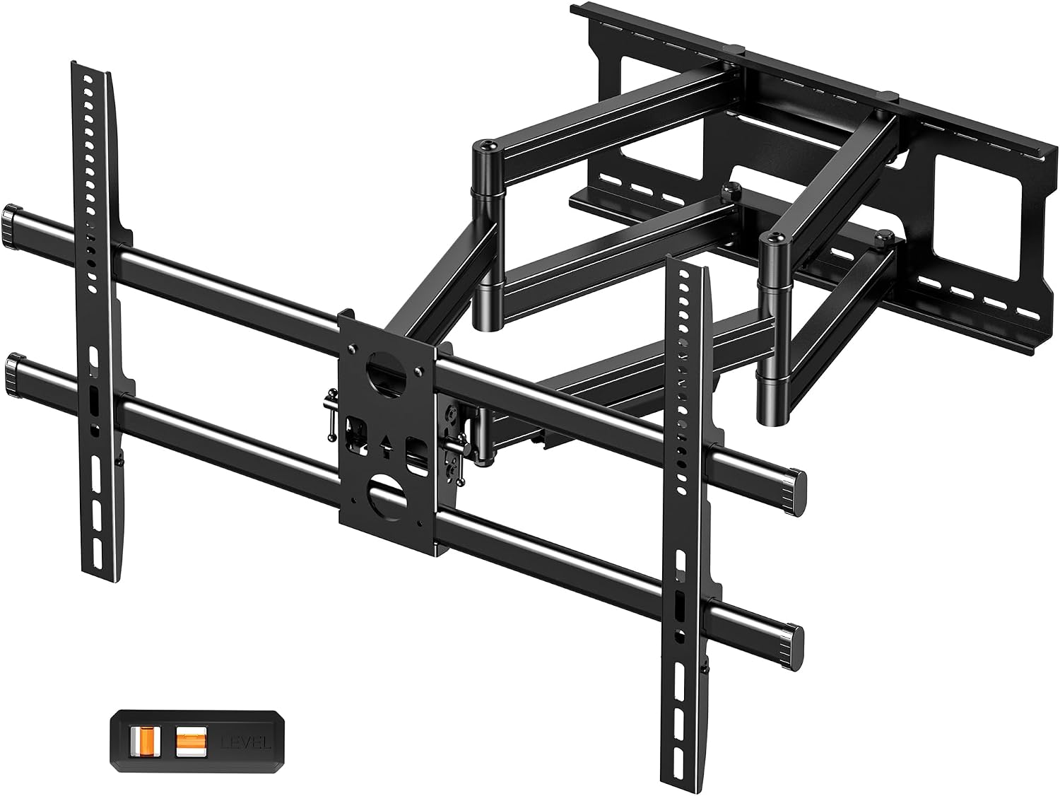 Supporto TV LCD LED da Parete da 60 a 120 pollici, Staffa TV con Movimento Inclinabile ed Estensibile, Braccio TV con Doppio Braccio Articolato Ultra Resistente 125 kg, VESA 200 x 100 – 1000 x 600 mm
