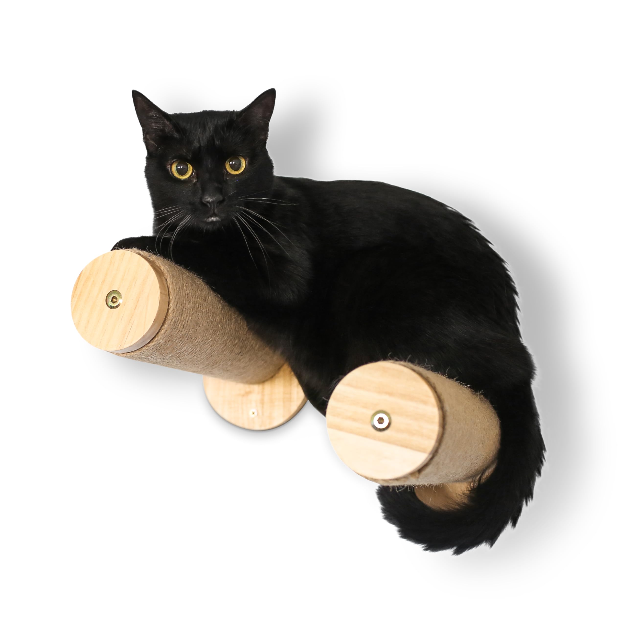 Home Footprint - Trepador para Gatos - Rascador de Pared para Gatos Grandes y Pequeño - Poste con Juguete Rascador Pared - Gimnasio arranhador para Gatos Grandes - Escalera para Gatos