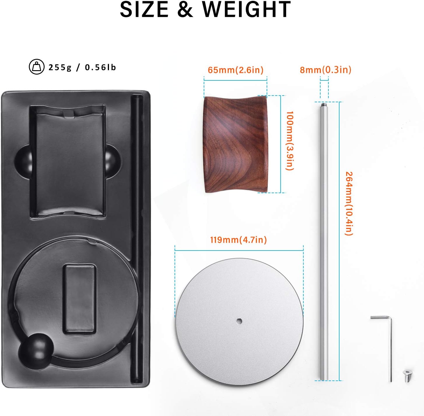 Promo 40% OFF Headphone Stand, Walnut Wood & Aluminum Headset Stand, Nature Walnut Gaming Headset Holder with Solid Heavy Base for All Headphone Sizes (Silver) Cheapest 🛒 Headphone Stand, Walnut Wood & Aluminum Headset Stand, Nature Walnut Gaming Headset Holder with Solid Heavy Base for All Headphone Sizes (Silver)