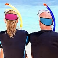 Vista 6 de Skylety 2 piezas de correa para máscara de buceo y natación con cierre de gancho y bucle, protector de cabello para máscaras de buceo y esnórquel