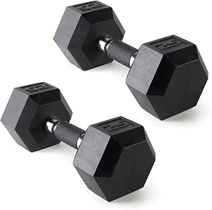 CAP Barbell Coated Hex Dumbbell Weight - Pairs | Multiple Options