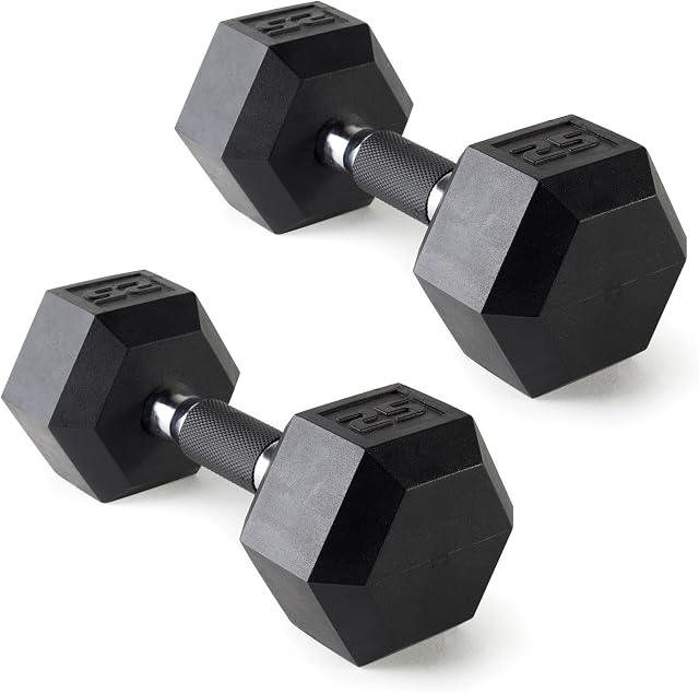 CAP Barbell Coated Hex Dumbbell Weight - Pairs | Multiple Options