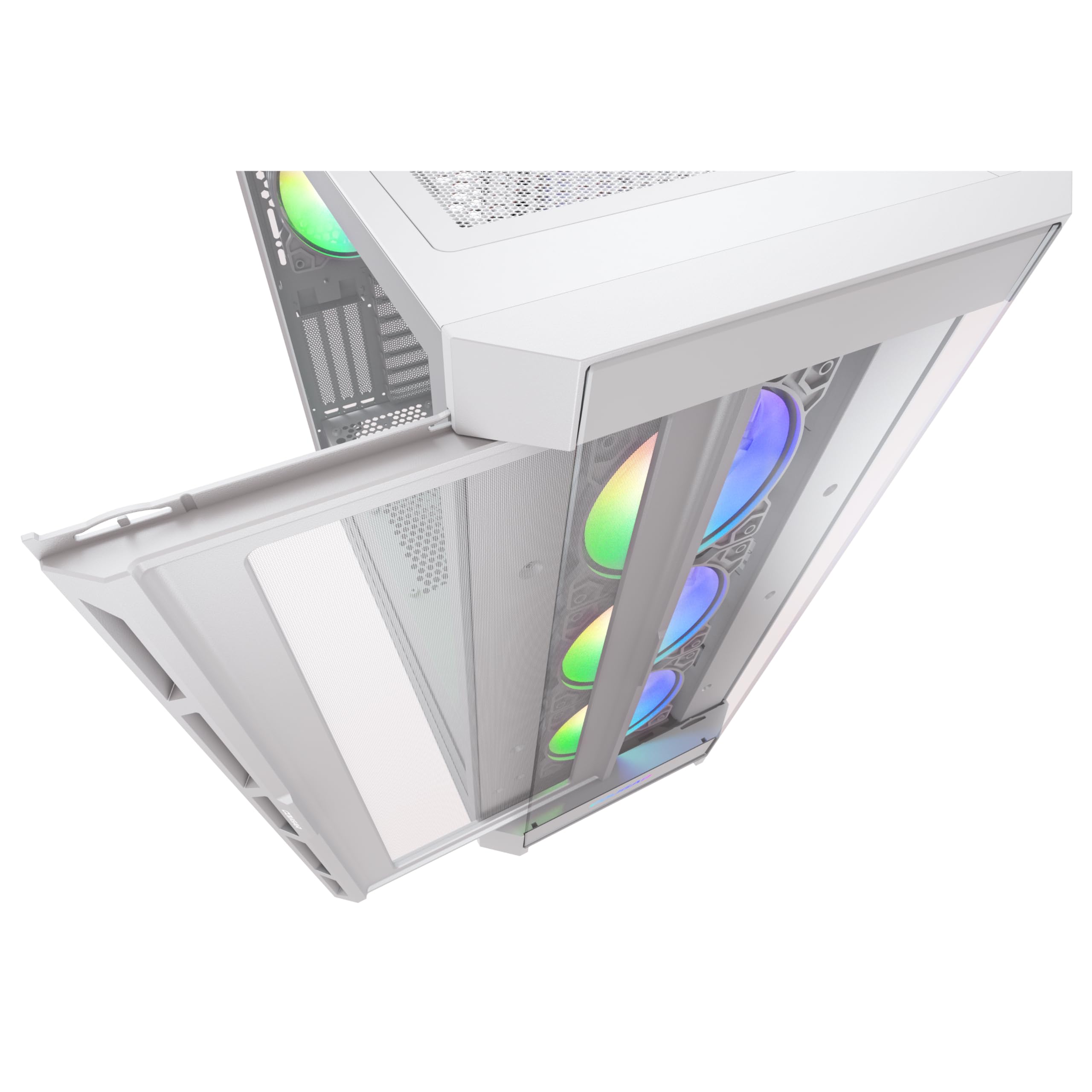 Cougar Gaming Duoface Pro Rgb - Midi Tower - Pc - Wei? - Atx - Eatx - Micro Atx - MinI-Itx - Ssi Ceb - Metall - Geh?rtetes Glas - Gaming (47104837753
