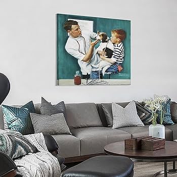 ノーマンロックウェル アートポスター 新品額装品 インテリア ポスター ノーマン ロックウェル ビンテージ 絵画 インテリア A3
