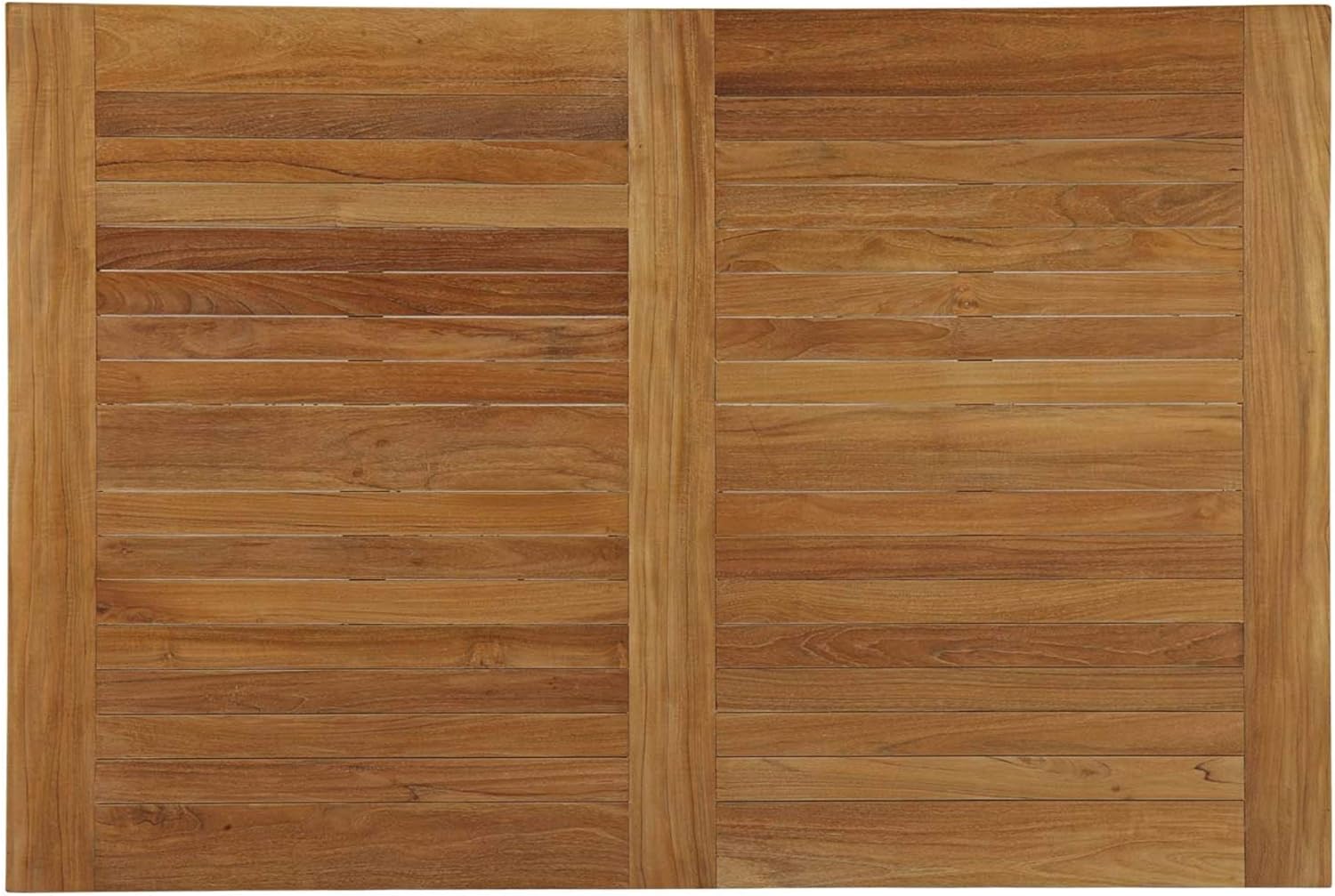 Ergode Marina Teak Wood Outdoor Patio 60 Dining Table | Luxury, Durable, Contemporary Design | Assembly Required | Set Includes: One Marina Dining Table